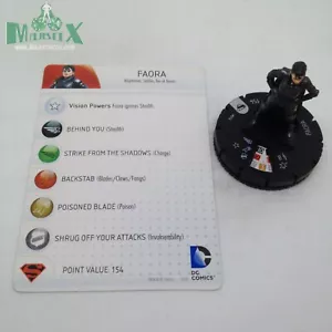 Heroclix Hombre de Acero Conjunto de Película Faora #014 Gravity Feed Figura con Tarjeta! - Imagen 1 de 1