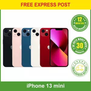 New Unlocked Apple iPhone 13 Mini 128GB/256GB/512GB Mobile 5G Free Express - Picture 1 of 7