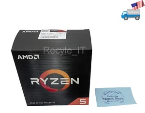 NUEVA Caja SOLO-SIN CPU Genuina AMD RYZEN 5 5500 6 Núcleos CPU Producto Minorista - Imagen 1 de 8