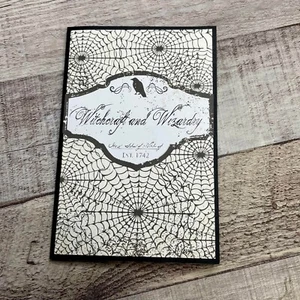 Witchcraft and Wizardry Halloween Handmade Photo Album Scrapbook - Picture 1 of 6
