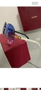 cartier buffalo horn sunglasses authentic - Picture 1 of 5