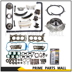 2010-2014 For Cadillac CTS 3.0L Head Gasket Set Timing Chain Kit Water Pump - Picture 1 of 10