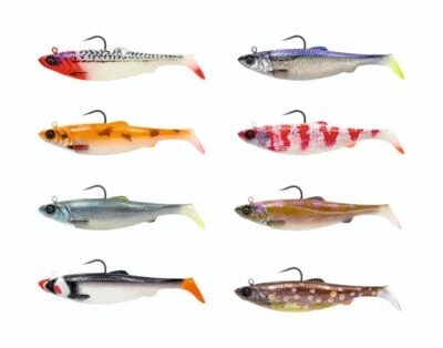 SAVAGE GEAR 4D Herring Big Shad Gummifisch Heilbuttköder 200g-560g NEU - Bild 1 von 4