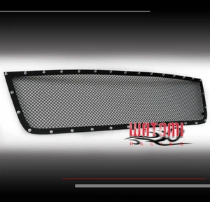 05-06 CHEVY SILERADO 1500HD/2500HD/3500 FRONT UPPER RIVET STAINLESS MESH GRILLE - Picture 1 of 4