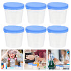  50 Pcs Plastic Sample Cup Man to Go Containers with Lids Specimen Cups