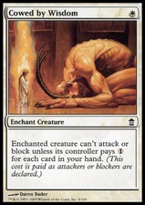 Magic the Gathering MTG Cowed by Wisdom (5) Saviors of Kamigawa   LP