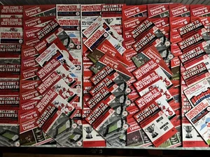 Huge Selection of Manchester Utd Home Programmes 1974-79 League, Cup & 2nd Div - Picture 1 of 4
