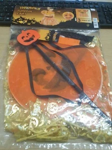 Disfraz de hada calabaza de Halloween para niños conjunto de 3 piezas 3-5 años SOLO £6.49 FREEPOST - Imagen 1 de 12