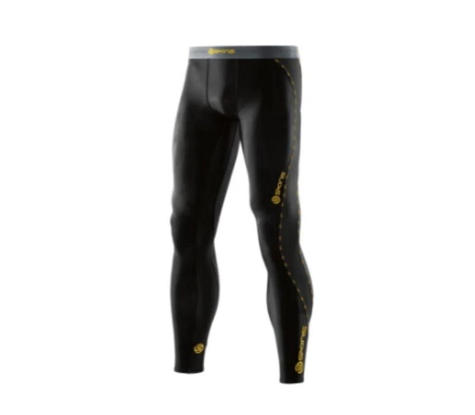 GREAT BARGAIN | Skins Dnamic Mens Compression Long Tights (Black) - Image 1 of 2