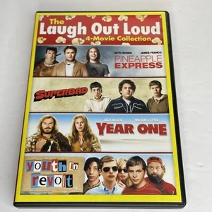 The Laugh Out Loud 4-Movie Collection (DVD, 2014, 3-Disk Set) Superbad, Etc. - Picture 1 of 5