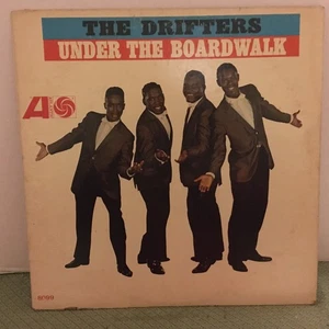 THE DRIFTERS UNDER THE BOARDWALK DOO-WOP R&B ATLANTIC LABEL 8099 VINYL LP 1964 - Picture 1 of 5