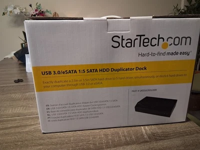 StarTech USB 3.0/eSATA 6 bahías duplicador de disco duro Dock-1:5HDD/SSD borrador clonador Foto 1 de 3