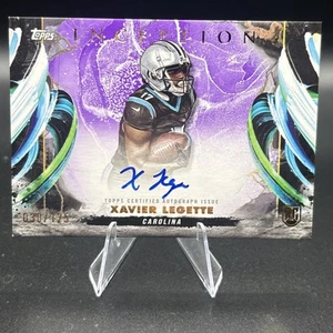 Xavier Legette #RA-XL púrpura RC variación automática 30/125 2024 Topps Inception - Imagen 1 de 3