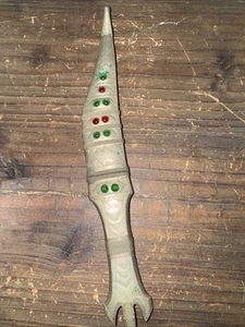 Authentic Vintage Jordanian Bedouin Shibriya Dagger Handcrafted Stainless Steel - Picture 1 of 7