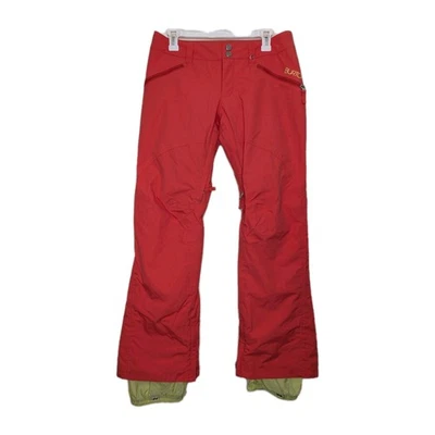 Pantalones de esquí de snowboard Burton Da Nang Dryride rosa/rojo para mujer pequeños Thermolite Foto 1 de 4