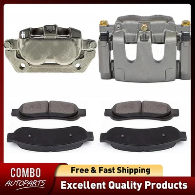 Rear Disc Brake Caliper Brake Pads Fits 2008-2012 Ford F-350 Super Duty - Image 1 of 4