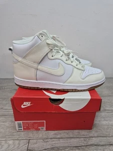 Retro Nike Dunk High Top Sneaker in Weiß Creme UK 9 DD1869-109 Neu unbenutzt!! - Bild 1 von 14