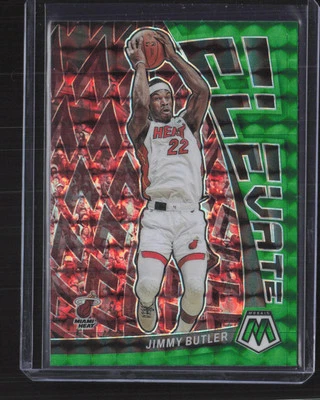 Jimmy Butler 2022-23 Panini Mosaic Elevate Mosaic Green #21 - Image 1 of 2