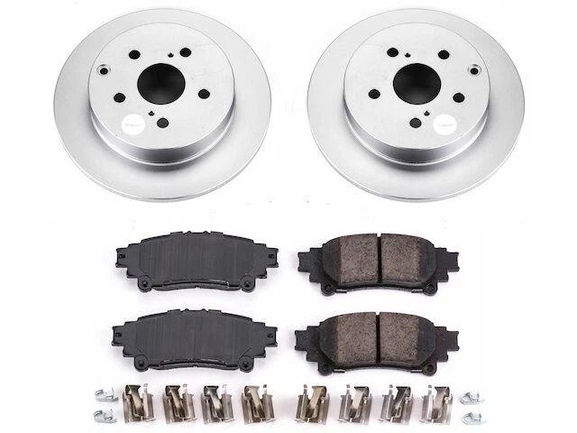 Rear Brake Pad and Rotor Kit For 12-19 Toyota Prius V Mirai YV24H8 - Изображение 1 из 1