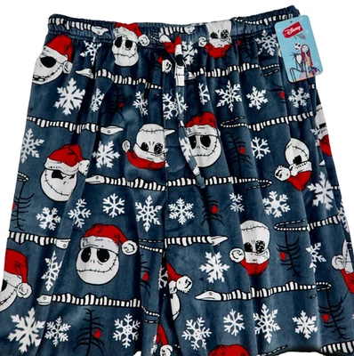 Pantalones de pijama de vacaciones Pesadilla antes de Navidad para hombre talla L gris rojo blanco Foto 1 de 4