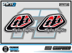 Motocross Stickers Troy Lee Designs MX Graphics Decals Red Wrap Graphic Track - Picture 1 of 1