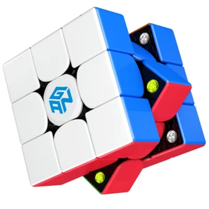 GAN 356 M, 3x3 Magnetic Speed Cube Stickerless Gans 356M Magic Cube Lightweight - Picture 1 of 7