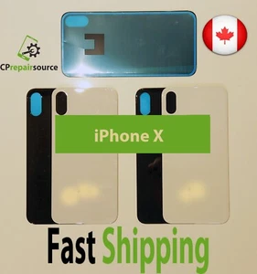 Vitre arrière grand anneau caméra trou cache cadre objectif remplacement pour iPhone X - Photo 1 sur 4
