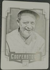 MILLER HUGGINS 2015 Panini Cooperstown HOF Induction PRINTING PLATE #1/1 Yankees