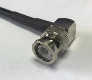 BNC ángulo macho a TNC macho (no instalado) RG58A/U, 12 PIES puente de cable coaxial EE. UU. - Imagen 1 de 1