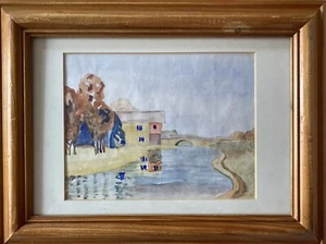 Vintage Original Watercolour Fauvism Painting. Fauvist Style. - Picture 1 of 5