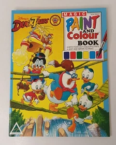 Disney's Ducktales Magic Paint & Colour Book 1990 1st Ed Paperback New Old Stock - Picture 1 of 4