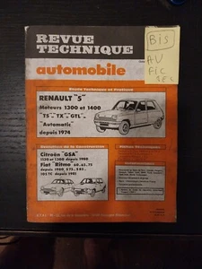 Revue technique Renault 5 R5 1300 1400 TS TX GTL LS Automatic rta R5 1974 1982 - Picture 1 of 13