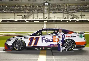 Denny Hamlin NASCAR 2022 Daytona Pose 13x19 Poster Gloss Photo Print - Picture 1 of 1