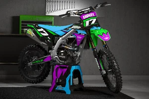 Graphics Kit for KAWASAKI KX450F (2019-2023) KX250F (2021-2023) Synth Series - Picture 1 of 7