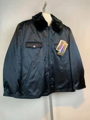 NWT Blauer 255 Hip Length Police Dark Navy Weather Resistant Jacket w/Liner (BC) - Image 1 of 4