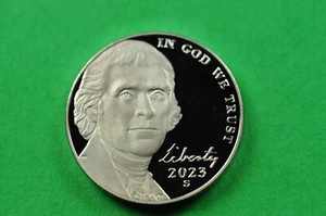 2023-S Deep Cameo Jefferson Nickel US GEM Proof Coin - Picture 1 of 2