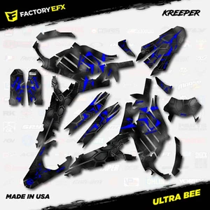 Blue Kreeper Racing Camo Graphics kit fits Sur-Ron Ultra Bee All Years - Foto 1 di 2