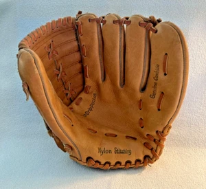 Guante de béisbol Penneys 6311 vintage lanzador derecho cuero de vaca genuino marrón - Imagen 1 de 14