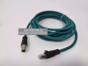 FOR Datalogic CAB-ETH-X-M03 M12-IP67 GIGA Ethernet Cable 3M 93A050123 - Bild 1 von 2