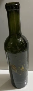 Dark Green Bottle 1893 World Columbian Expo Chicago Worlds Fair Partial Lable - Picture 1 of 4