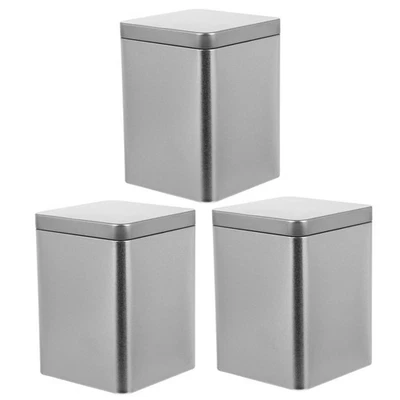  2 Count Auflagenbox Metall Tee Behälter Geschenkboxen Teebehälter - Bild 1 von 4