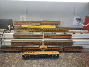 Ho Scale Katsumi Brass Great Northern Passenger Cars W/2 AB F9 Engines - Picture 1 of 24