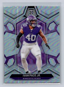 2024 Mosaic Football #146 Ivan Pace Jr Silver-Minnesota Vikings - Picture 1 of 2