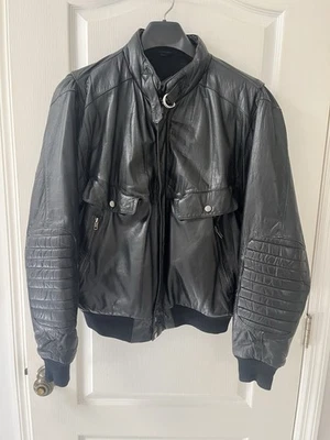 Vintage Leather Jacket Made By Cortina size 42 - Image 1 of 4