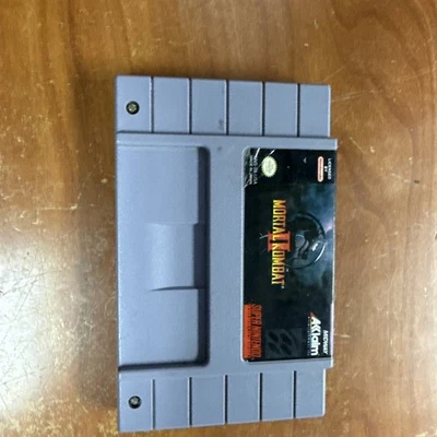 Mortal Kombat 2 II (Super Nintendo SNES) Video Game Cartridge Tested & Working - Image 1 of 4