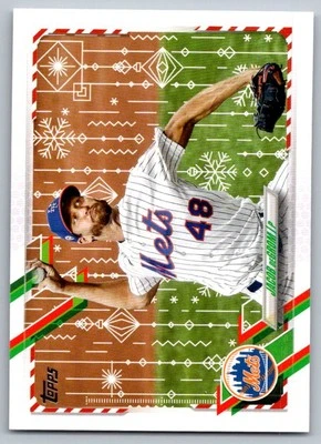 2020 Topps Holiday Jacob deGrom New York Mets #HW22 - Image 1 of 2