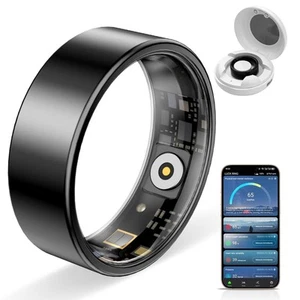 Smart Ring Pro, Fitness Tracker with Heart Rate, Blood Pressure, Stress, Slee... - Picture 1 of 8