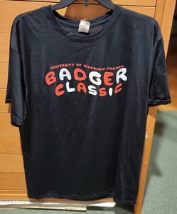 University Wisconsin Madison Tech Kurzarm Hemd Gr. Large Top Zustand - Bild 1 von 2