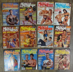 12 Issues Full Year 1985 Weider's Muscle & Fitness Commando, Stallone - Imagen 1 de 8