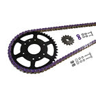 Zestaw łańcuchów z blokadą śrubową ENUMA 525 MVXZ-2 do Aprilia ETV1000 Violet
